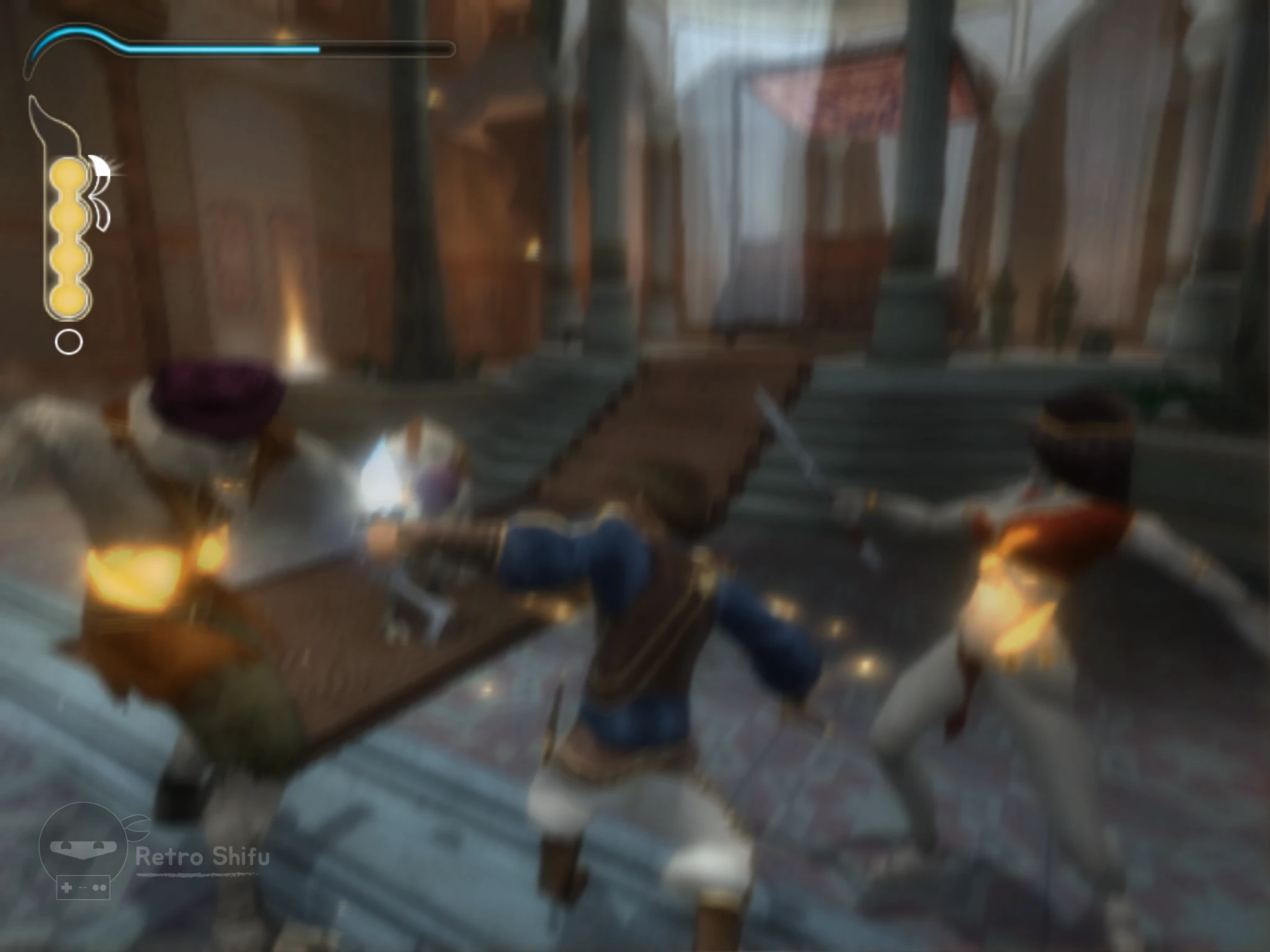 Prince of Persia: The Sands of Time (2003) - GOG Video Game Screenshot - Slow Time Combat