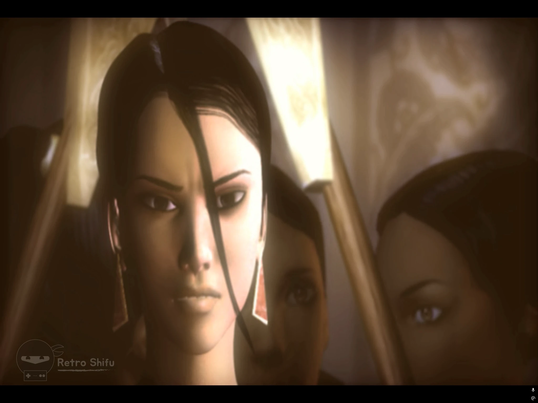 Prince of Persia: The Sands of Time (2003) - GOG Video Game Screenshot - Farah Looking On Pre-Rendered Cutscene